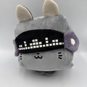 Pet Simulator X Techno Cat with Visor Headphones Stuffed Plush No Code